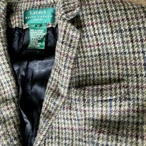 4P Wool Tweed Ralph Lauren Blazer